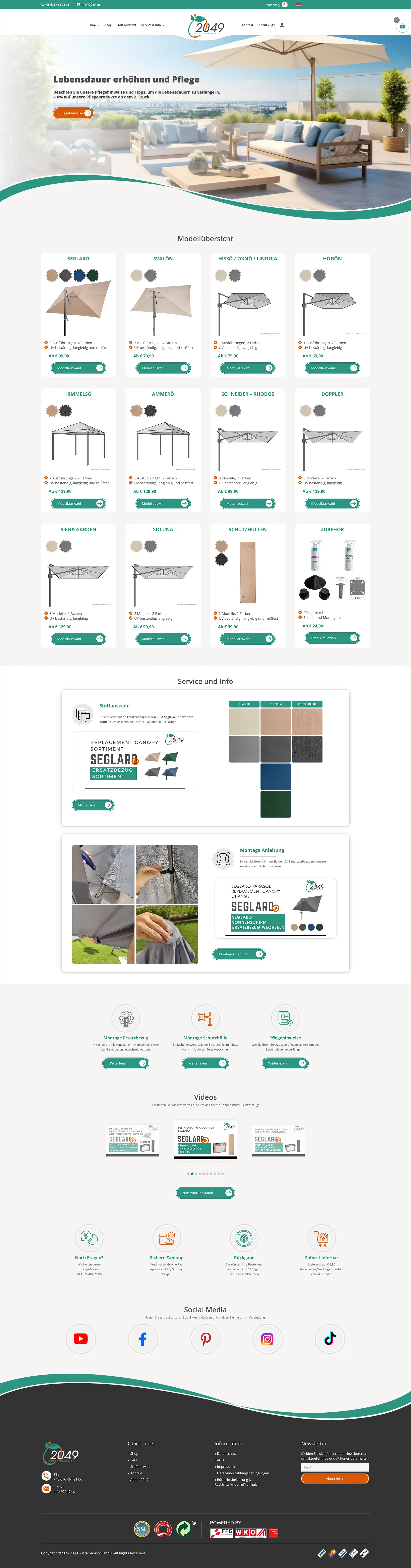 2049 Sustainability GmbH Webshop