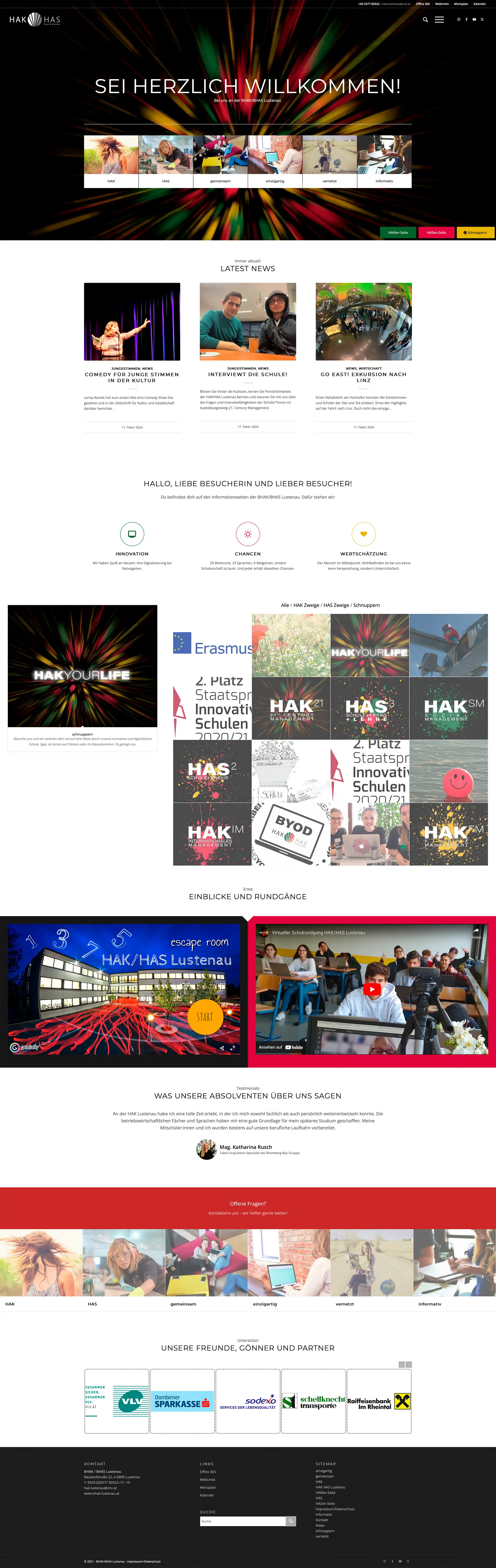 HAKHAS Lustenau - Website - by RLAND
