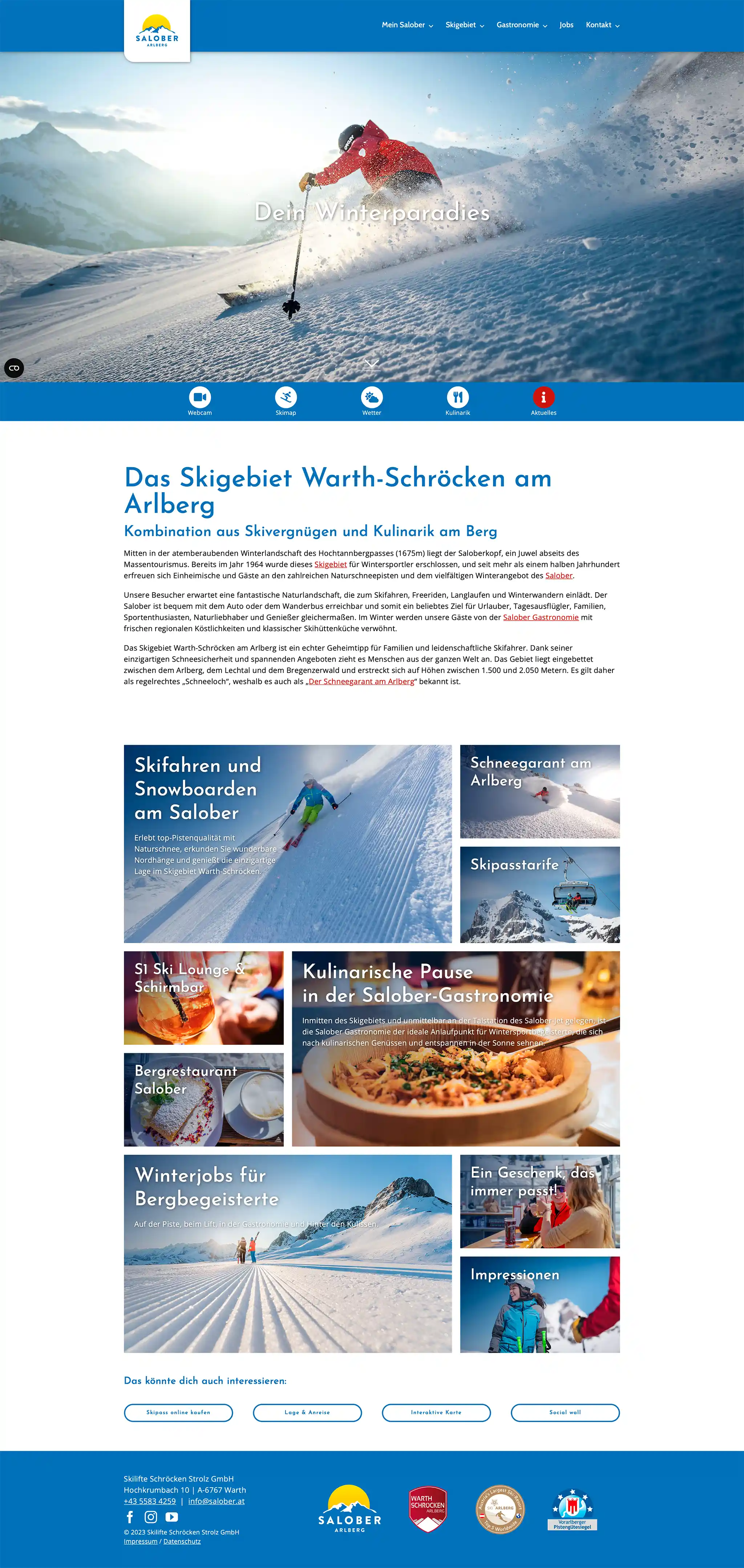 SALOBER Website - by RLAND