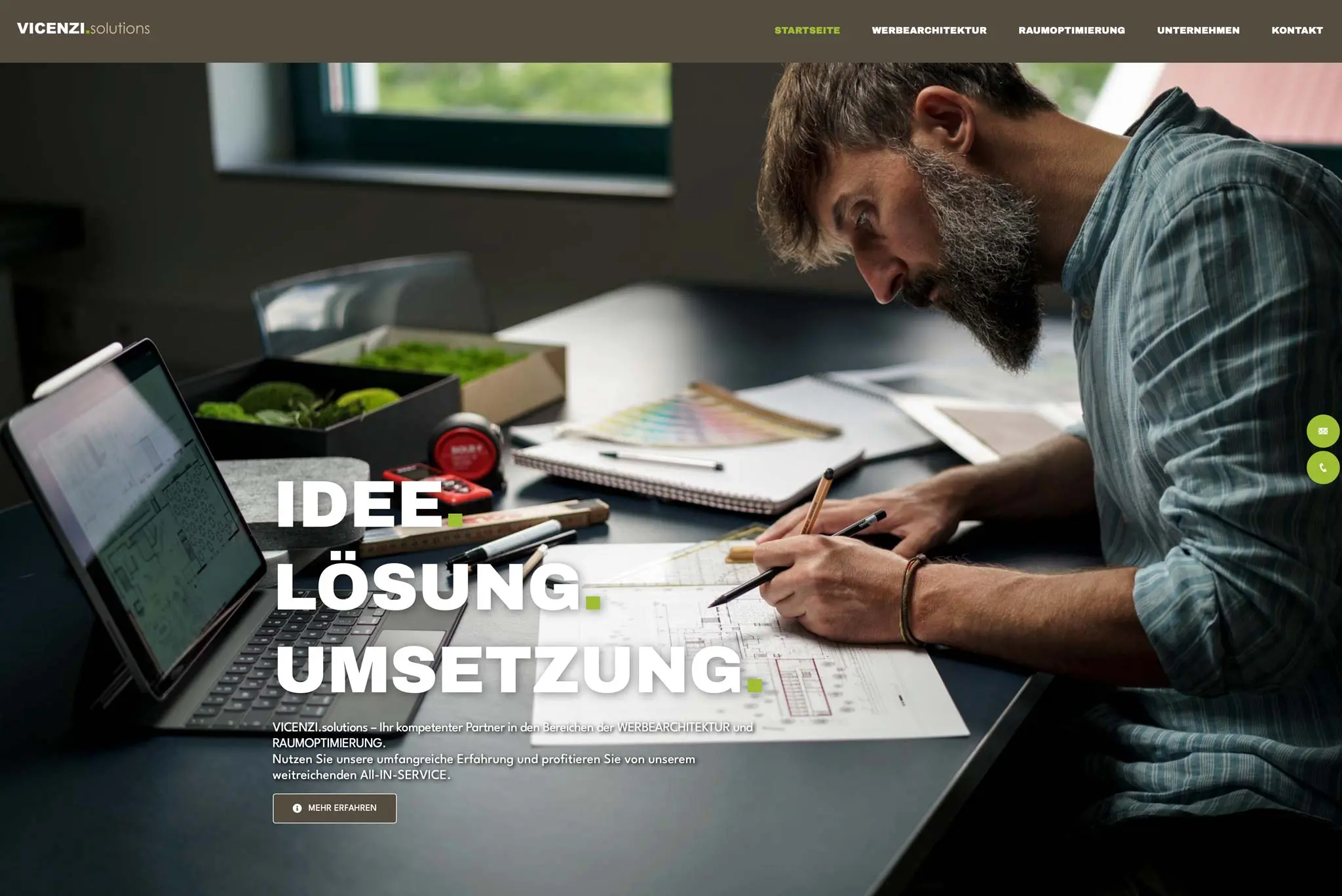 VICENZI.solutions Website - by RLAND