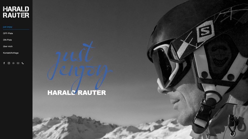 Harald Rauter Hero - RLAND Design / Imagery